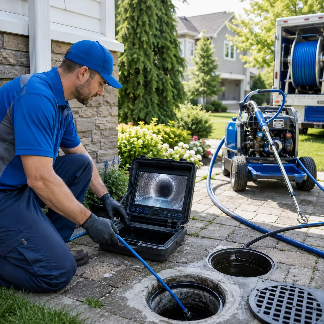 Outdoor drain cleaning professionals serving St John, KS
